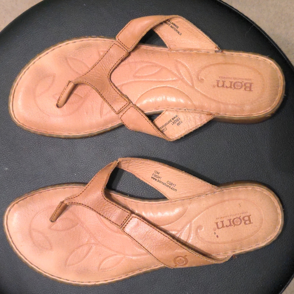 Born leather thongs